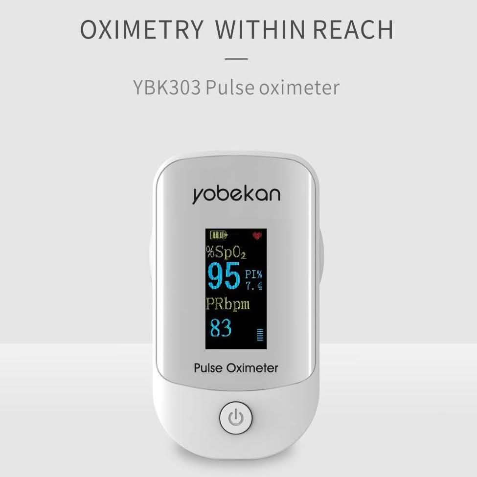SRI Fingertip Pulse Oximeter Blood Oxygen Heart Rate Monitor Device