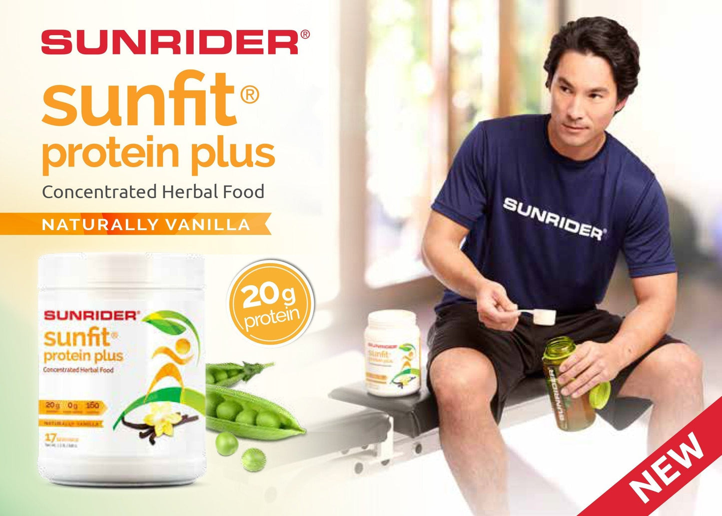 Protein Plus Sunrider Protein Powder Nutritional Supplement Blend Formula